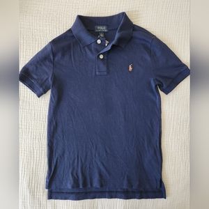 Boys Navy Blue Ralph Lauren Polo sz 7